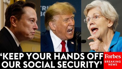 Elizabeth Warren Leads Senate Dem Press Briefing On Protecting Social Security