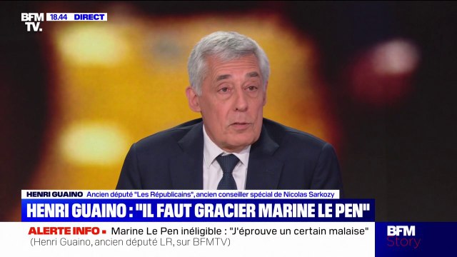 Grâce présidentielle pour Marine Le Pen: Je demande au président de la République de remplir les devoirs de sa charge , appelle Henri Guaino