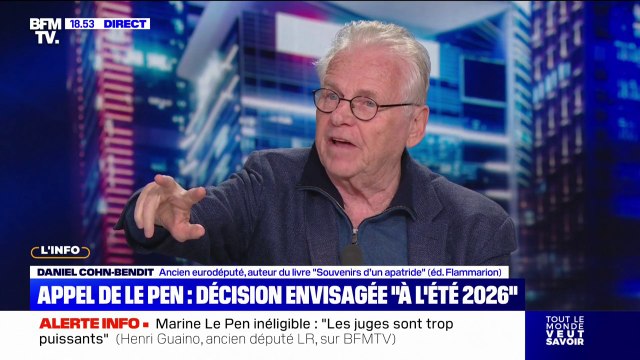 C'est un piège : Daniel Cohn-Bendit, ancien eurodéputé, réagit à la décision envisagée par la cour d'appel à l'été 2026 pour le procès des assistants parlementaires