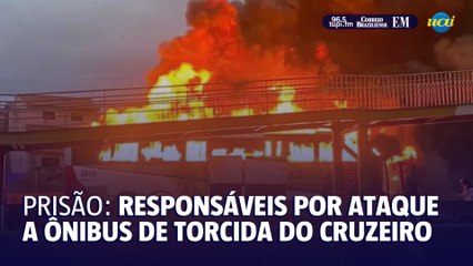 Mais presos pelo ataque a ônibus de torcedores do Cruzeiro
