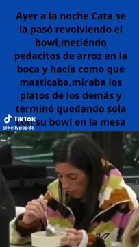 Catalina Gorostidi sigue preocupando a todos con su actitud con la comida. Mírala.