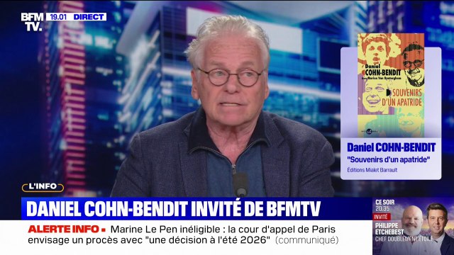 Procès RN: Il y a une dérive mentale de beaucoup d'hommes et de femmes politiques , affirme Daniel Cohn-Bendit, ancien eurodéputé