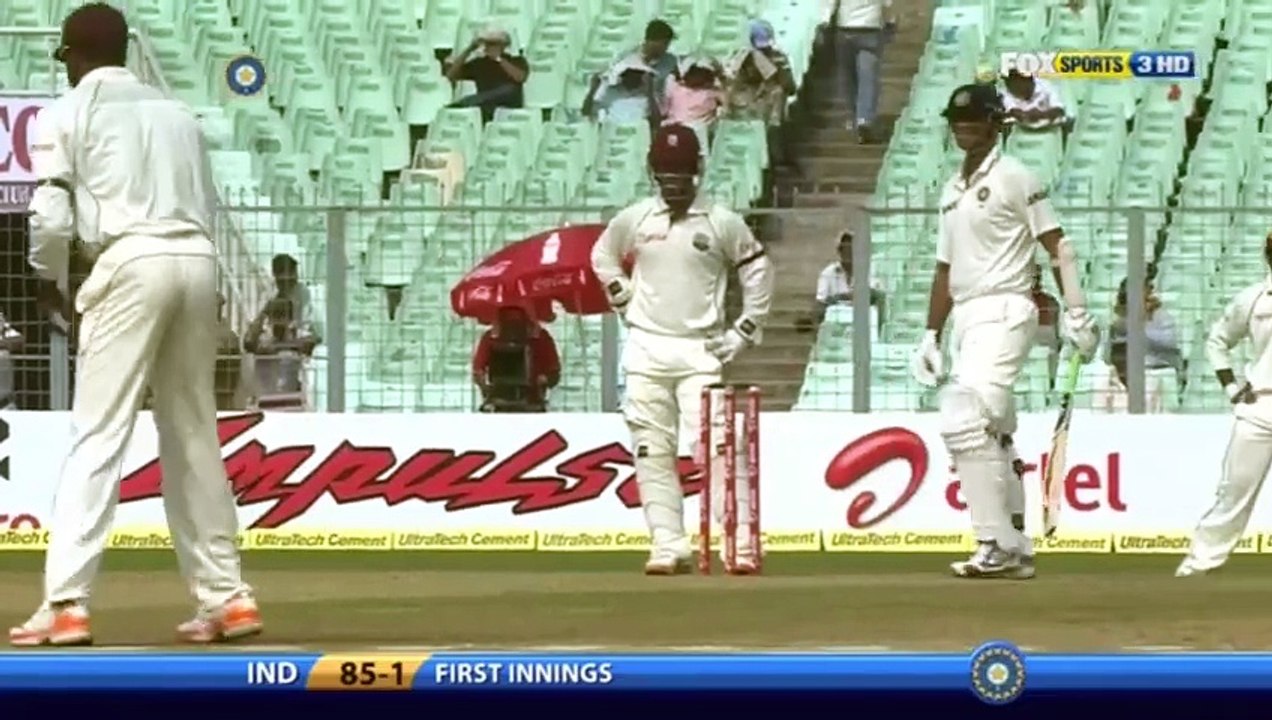 Rahul Dravid 119 Vs West Indies 2nd Test At Kolkata 2011 Test Series Highlights -- Wall Of India----