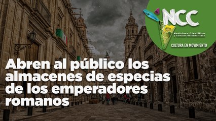 Abren al público los almacenes de especias de los emperadores romanos
