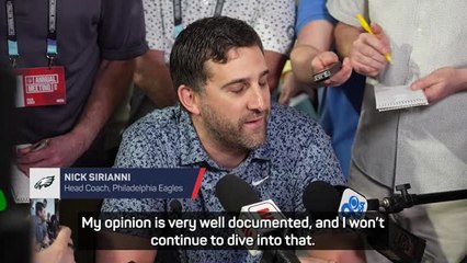 Sirianni 'lobbying' coaches to vote for the tush push