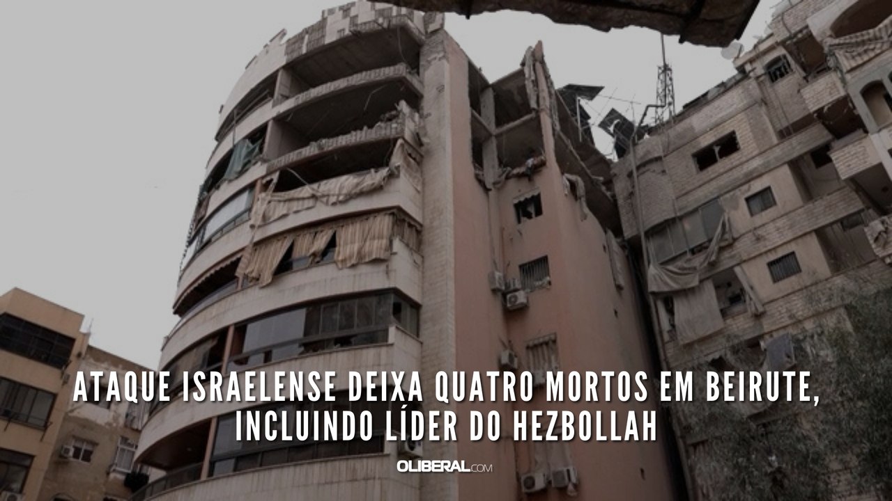 Ataque israelense deixa quatro mortos em Beirute, incluindo líder do Hezbollah
