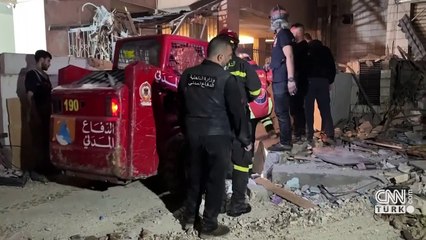 İSRAİL YİNE BEYRUT'U VURDU… 3 kişi hayatını kaybetti