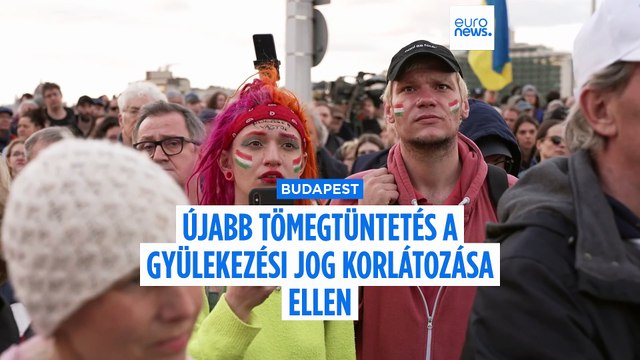 Hídfoglalásokkal folytatódott a gyülekezési jog csorbítása elleni tüntetés Budapesten