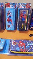 🕷️ Spiderman Character Theme Sweet Stationery Pouches | Colorful Fabric Pencil Case for Boys & Girls 🎒✏️