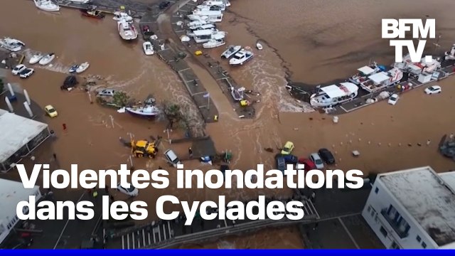 Grèce: les Cyclades sont en proie à de violentes inondations, des écoles ont été fermées