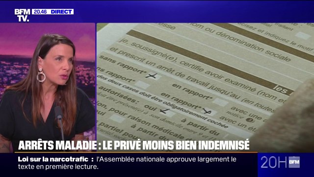 LE CHOIX D'AMÉLIE - Les indemnisations pour les arrêts-maladies baissent de 20% pour les salariés du privé