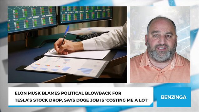 Elon Musk Blames Political Blowback for Tesla’s Stock Drop, Says DOGE Job Is 'Costing Me a Lot'