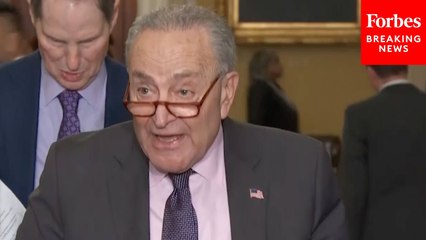 Senate Democratic Leaders Hold Press Briefing As Cory Booker's Senate Filibuster Continues