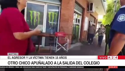 Violencia a la salida del colegio: Un chico de 14 años apuñaló a su compañero de 15 en una escuela