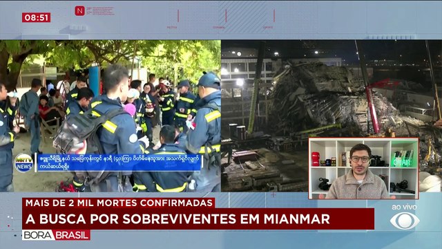 Mianmar segue nas buscas por sobreviventes quatro dias após terremoto