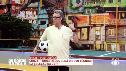 Jorge Jesus será o próximo técnico da Seleção Brasileira, CRAVA Souza