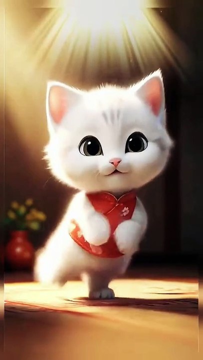 adorable cat dancing video