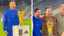 Messi recibe la Copa del Mundo en Miami, de la mano de Infantino de cara al Mundial de 2026