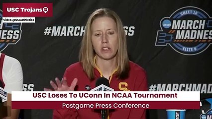 USC Coach Tells Geno Auriemma Story After UConn NCAA Tournament Win