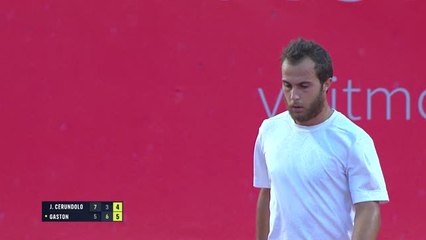 Marrakech - Gaston renverse Cerundolo