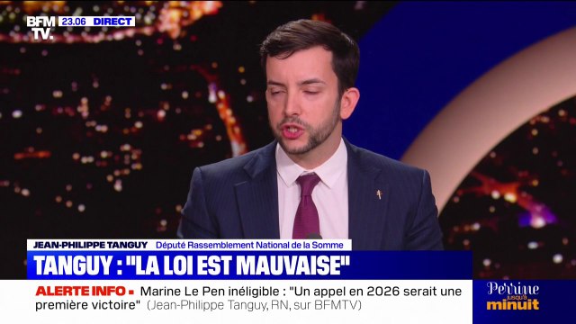 On la soutiendra : Jean-Philippe Tanguy (RN) annonce voter la proposition de loi d'Éric Ciotti pour supprimer l'exécution provisoire pour les peines d'inéligibilité
