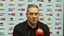'We didn't deserve to lose, we didn't even deserve to draw' - Crawley Town boss Scott Lindsey on Peterborough defeat