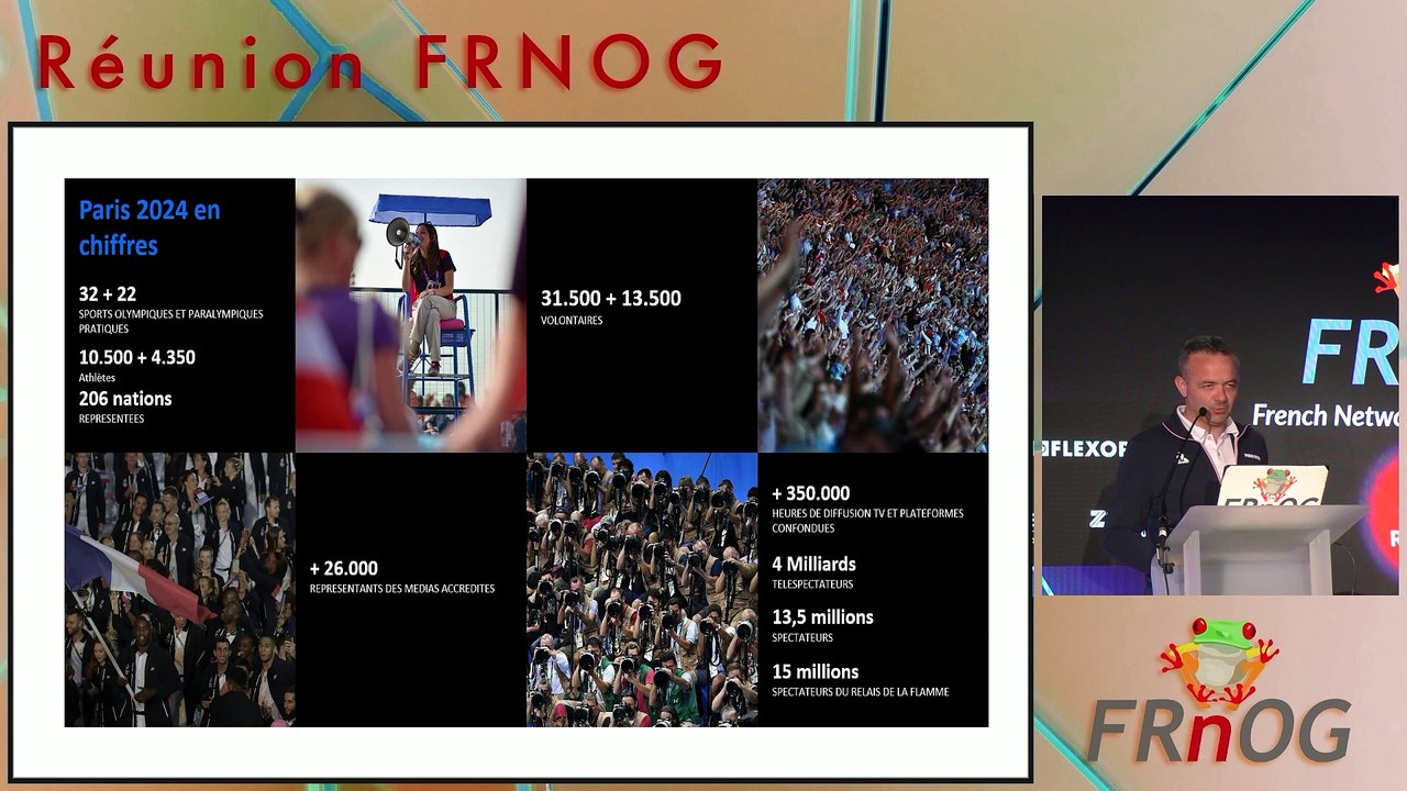FRnOG 41 - Emmanuel Faure : JO PARIS 2024 / Enjeux des Télécommunications