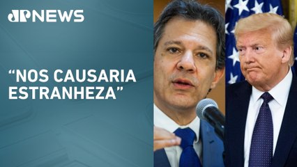 Ministro Fernando Haddad condena tarifaço de Trump: “Retaliação injustificável”