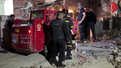 El ejército israelí atacó el martes un edificio en los suburbios del sur de Beirut, matando al menos a cuatro personas.