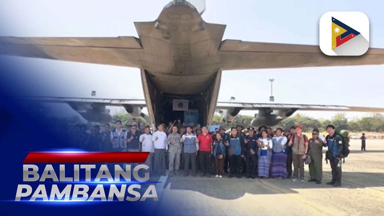 Republic of the Union of Myanmar, nagpasalamat sa pagdating ng DOH Philippine Emergency....