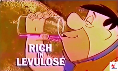 1960s Fred Flintstone & Barney - Welch's Welchade TV commercial