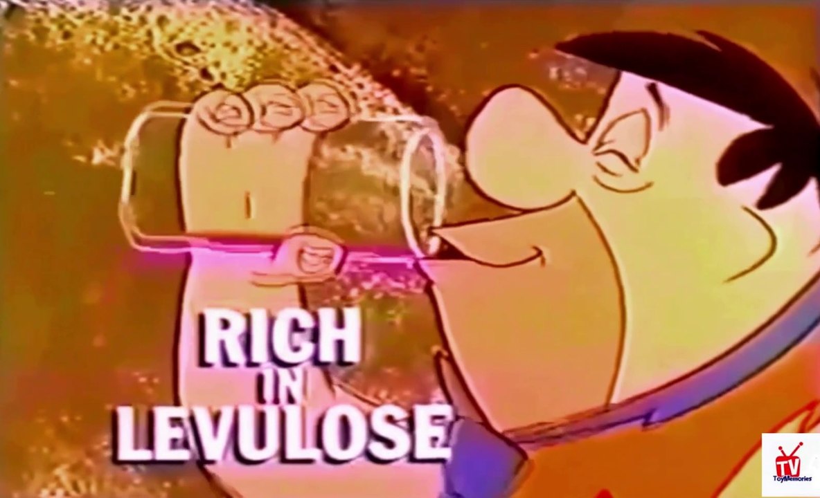 1960s Fred Flintstone & Barney - Welch's Welchade TV commercial