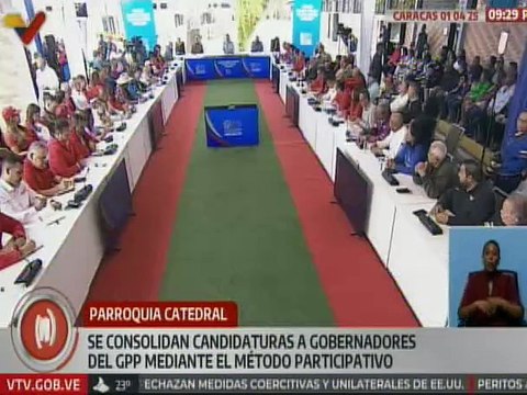 Pueblo venezolano respalda candidatos del Gran Polo Patriótico Simón Bolívar