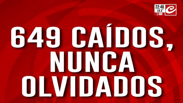 Cronica en la vigilia por nuestros soldados caídos en Malvinas