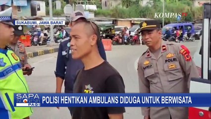 Bunyikan Sirene saat Macet di Tol Parangkuda, Polisi Hentikan Ambulans yang Diduga untuk Berwisata