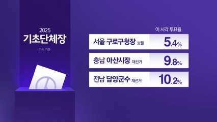 재보선 부산교육감 투표율 11시 기준 4.9%...지자체장 8.3% / YTN