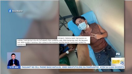 Ruru Madrid, nagpapahinga matapos makaranas ng hamstring strain; excited nang magbalik-taping para sa "Lolong: Pangil ng Maynila" | Unang Hirit