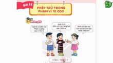 Toán lớp 3 - Bài 55 Phép trừ trong phạm vi 10000 || DINOTECH