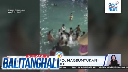 Dalawang grupo, nagsuntukan sa swimming pool | Balitanghali