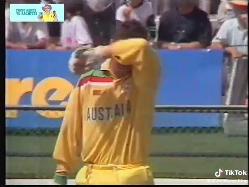 Dean Jones' batting against India