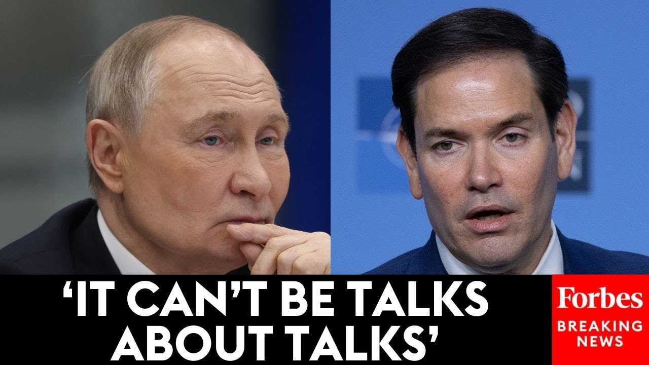 Sec. Marco Rubio Touts Capitol Hill’s Push To ‘Increase Sanctions’ On Russia To Advance Peace Talks