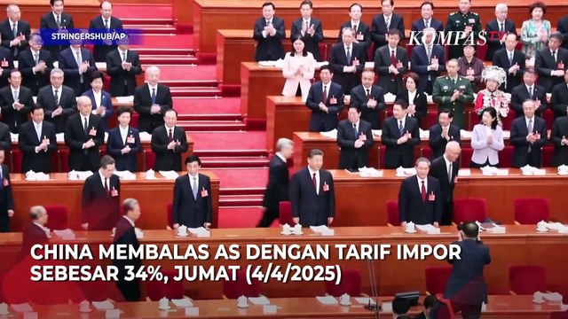 China-AS Memanas, Balas Trump dengan Tarif Impor 34 Persen