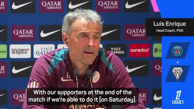 PSG 'are virtually champions' as Ligue 1 title nears - Luis Enrique