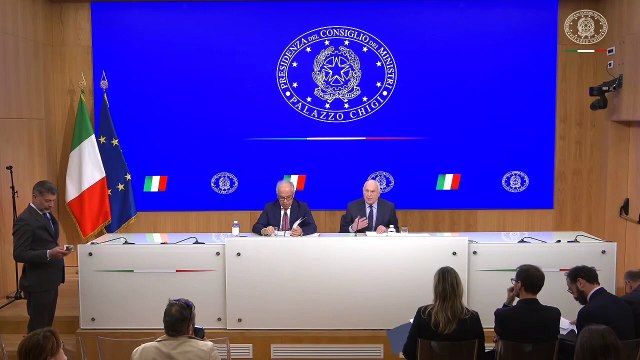 Roma - Via libera in Consiglio dei ministri al dl sicurezza, Nordio in conferenza stampa (04.04.25)