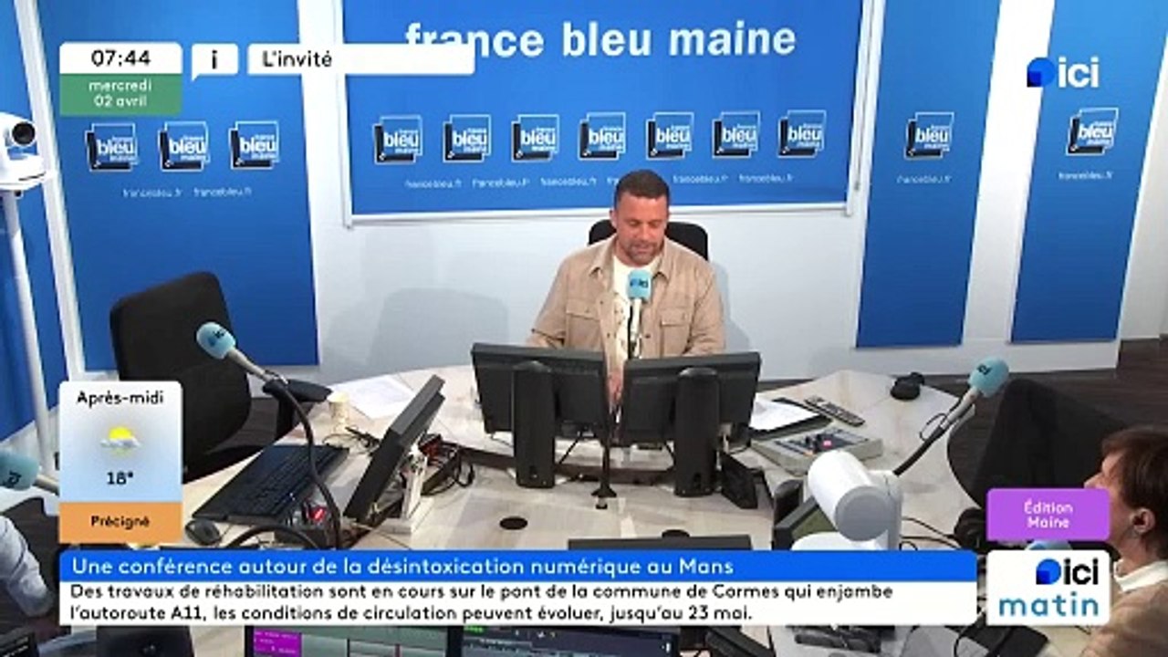 invité de la rédaction Ici Maine Romain Dubreuil