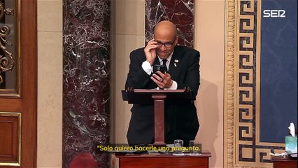 El discurso demócrata contra Trump bate el récord del Senado