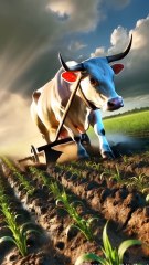 Beautiful story of a cow 🐄 and a bear 🐻 _youtubeshorts _ai _shorts _viralshort _animals _ytshorts(1080P_HD)