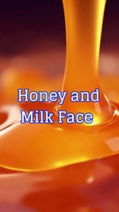 Honey and milk face pack in Hindi