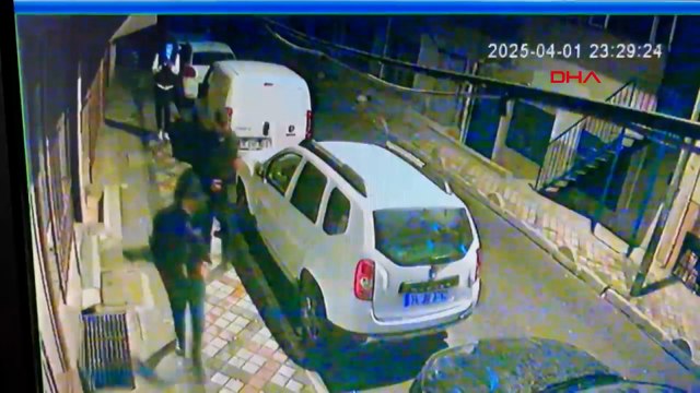 Bekçilere silahlı saldırı; şüphelilerin polisten kaçtığı anların görüntüsü ortaya çıktı