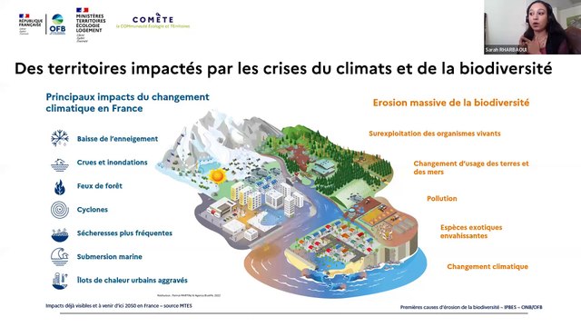 Webinaire Planifier les solutions fondées sur la nature : quels leviers pour l'adaptation des territoires au changement climatique ? (CGDD)